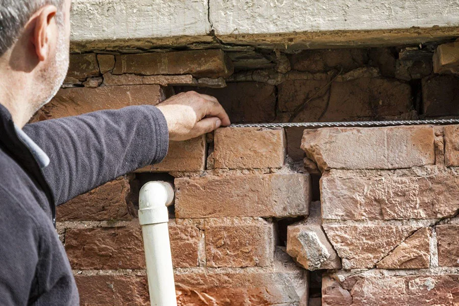 Cracked Wall / Structural Repair in Carthage, TX