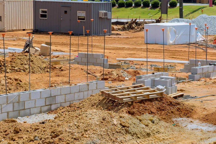 Pre-Construction Pier Installation in Carthage, TX