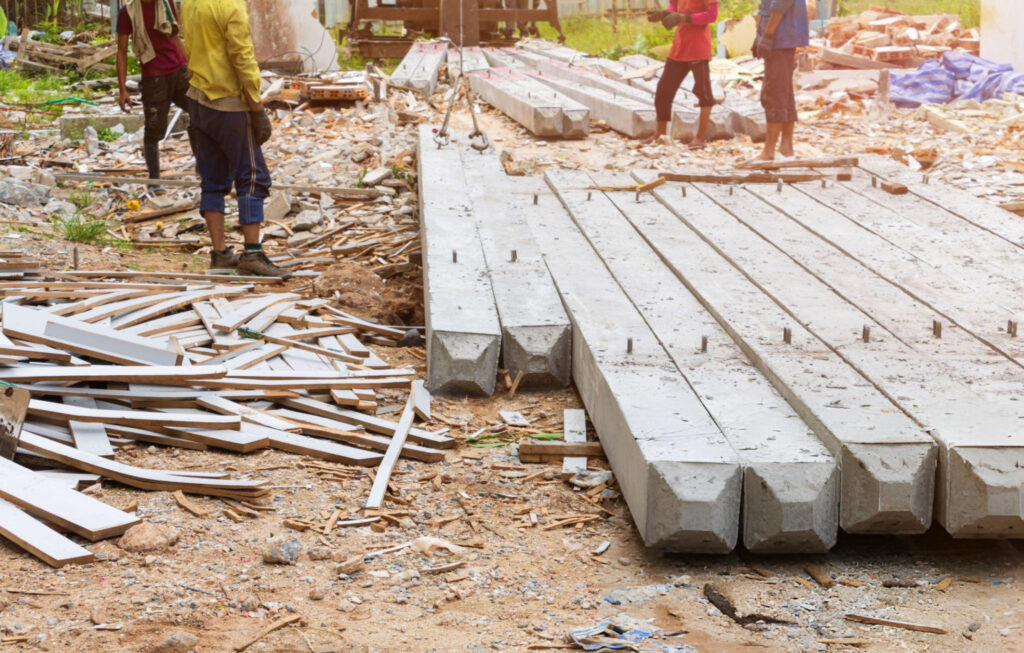 Pressed Concrete Pilings in Carthage, TX