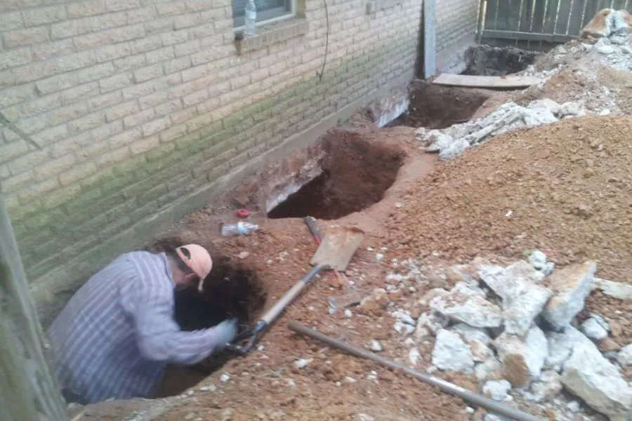 Slab Pier Installation in Carthage, TX
